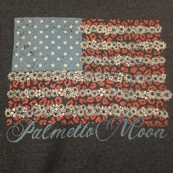 Ladies LG Palmetto Moon American Flag - Picture 3 of 6